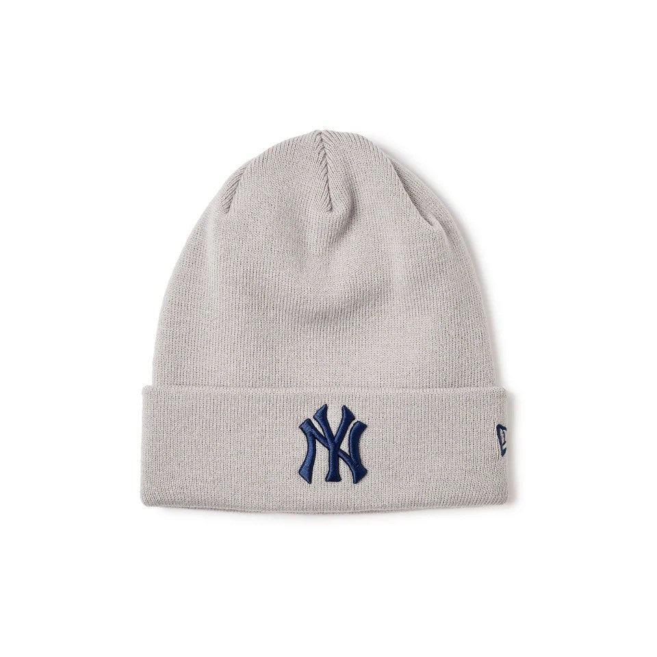 NEW ERA New York Yankees - BASIC CUFF KNIT LIGHT GRAY 【14670066】