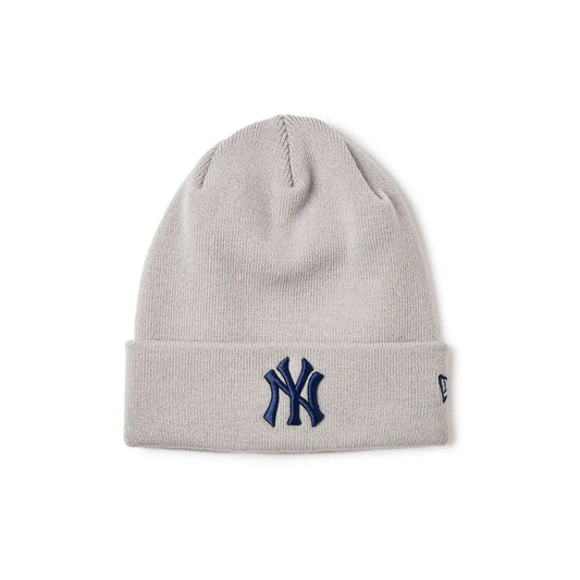 NEW ERA New York Yankees - BASIC CUFF KNIT LIGHT GRAY 【14670066】