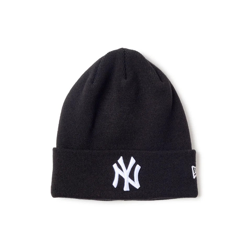 NEW ERA New York Yankees - BASIC CUFF KNIT BLACK 【14670067】