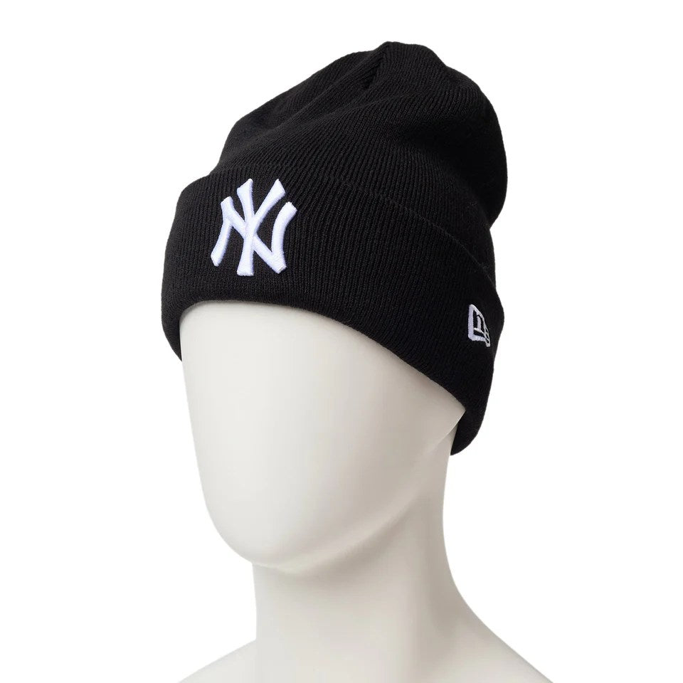 NEW ERA New York Yankees - BASIC CUFF KNIT BLACK 【14670067】