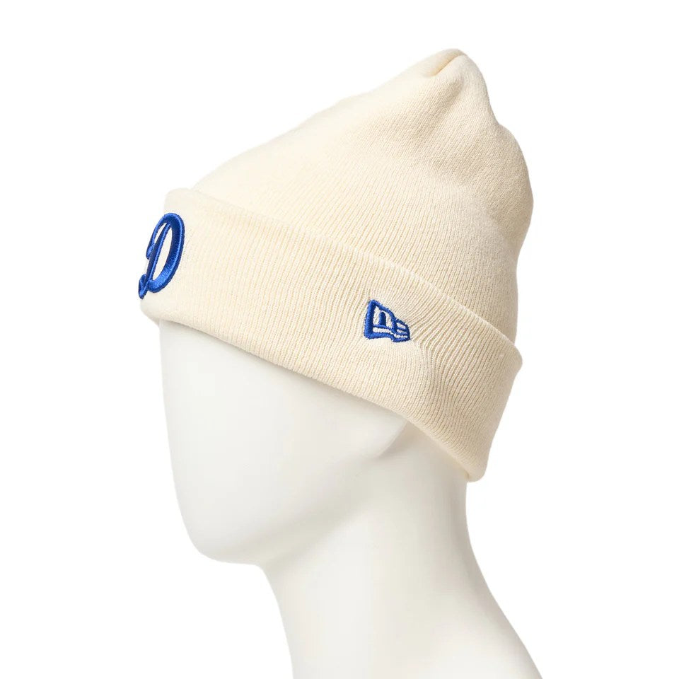NEW ERA Los Angeles Dodgers - BASIC CUFF KNIT OFF WHITE 【14670078】