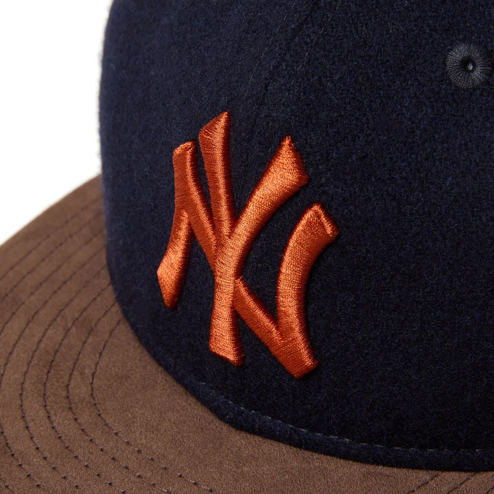 NEW ERA New York Yankees - RC 9FIFTY MLTN SUEDE NAVY/BROWN 【14667631】