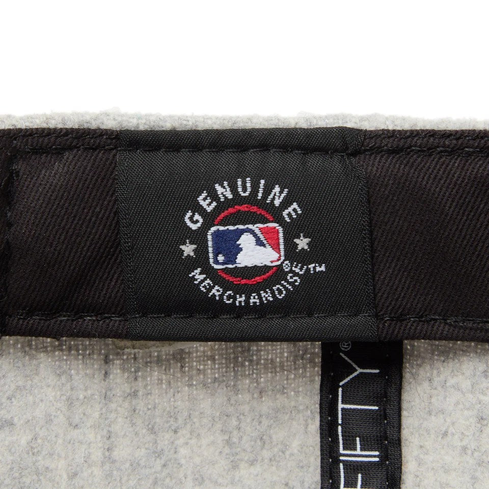 NEW ERA Los Angeles Dodgers - RC 9FIFTY MLTN SUEDE LIGHT GRAY/PINK【14667632】