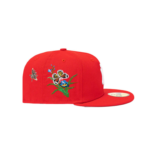 NEW ERA × FELT 紐約洋基隊 - 59FIFTY BUTTERFLY GARDEN RED