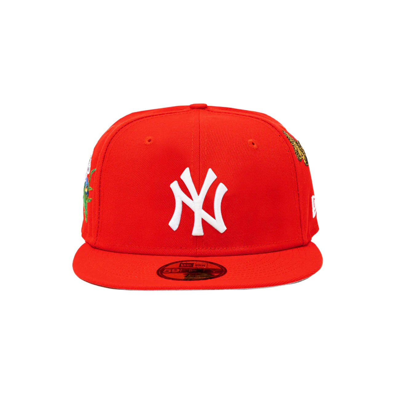 NEW ERA × FELT 紐約洋基隊 - 59FIFTY BUTTERFLY GARDEN RED