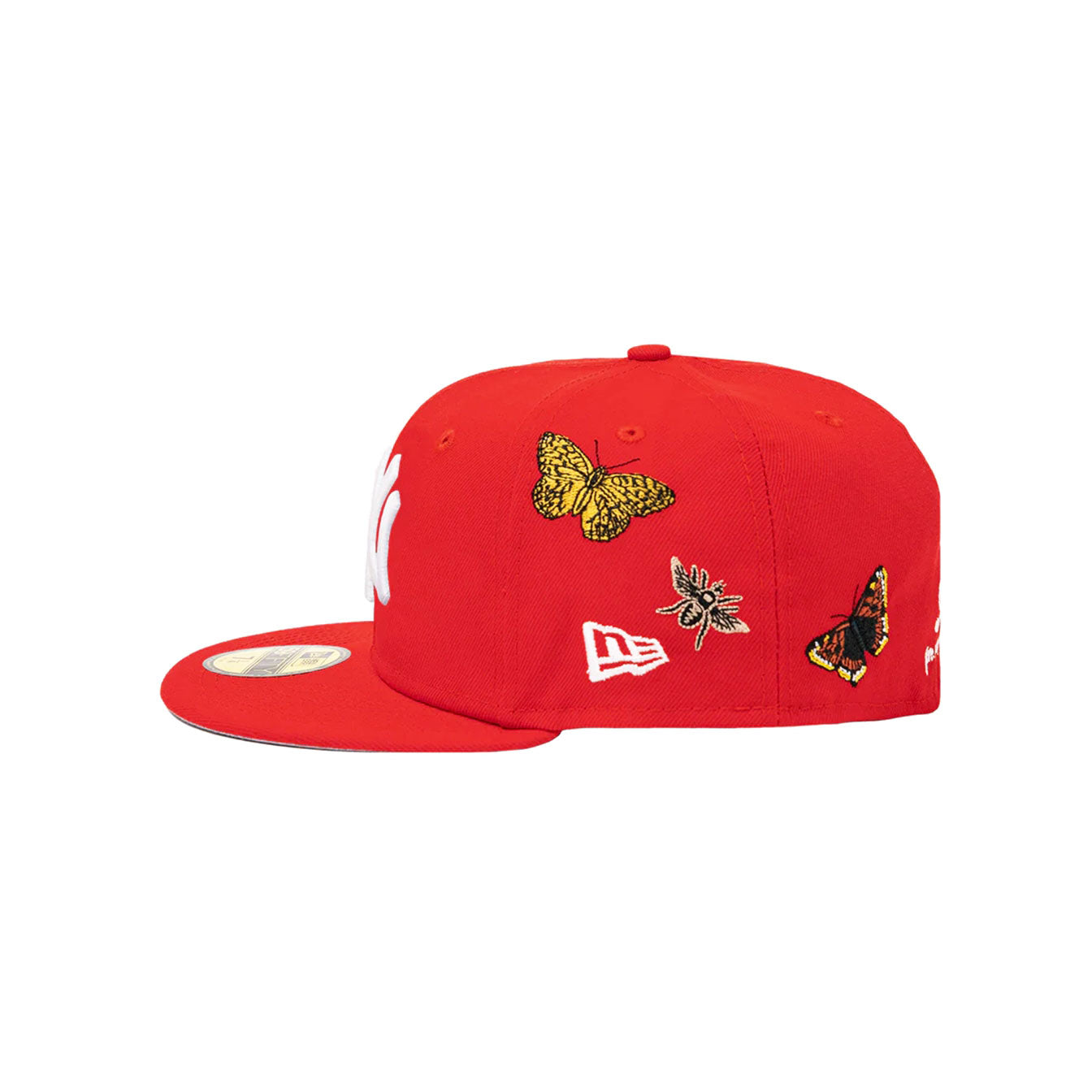 NEW ERA × FELT 紐約洋基隊 - 59FIFTY BUTTERFLY GARDEN RED