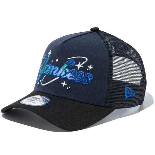 NEW ERA New York Yankees - 9FORTY A-Frame TRACKER Earth Day NAVY/BLACK 【14961037】