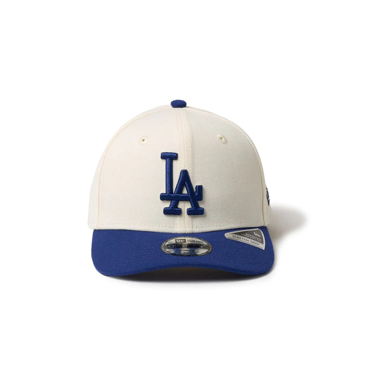 NEW ERA Los Angeles Dodgers - Youth 9FIFTY STRETCH CREAM/DARK ROYAL 【14671547】