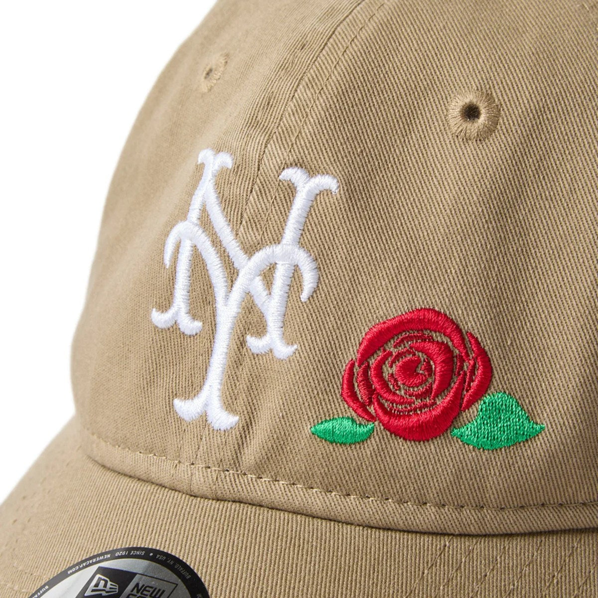 NEW ERA New York Mets - YOUTH 9TWENTY ROSE EMB BRITISH KHAKI