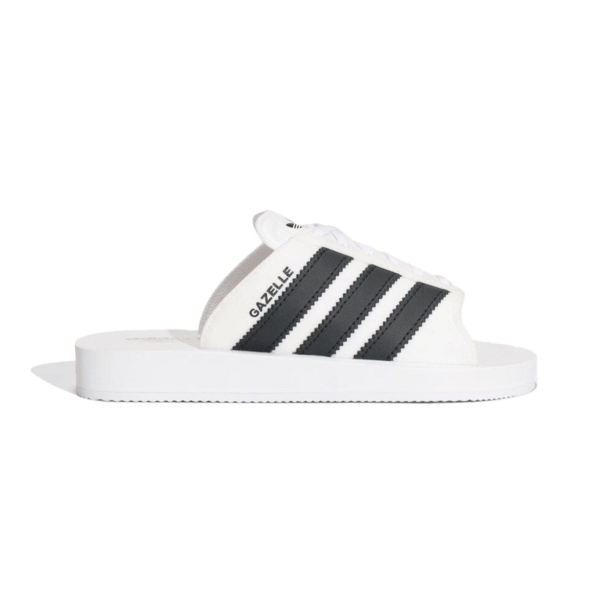 Adidas Gazelle Beach Slides GAZELLE BEACH SLIDES W FTWWHT/CBLACK/FTWWHT Footwear White x Black x Footwear White [JQ7420]