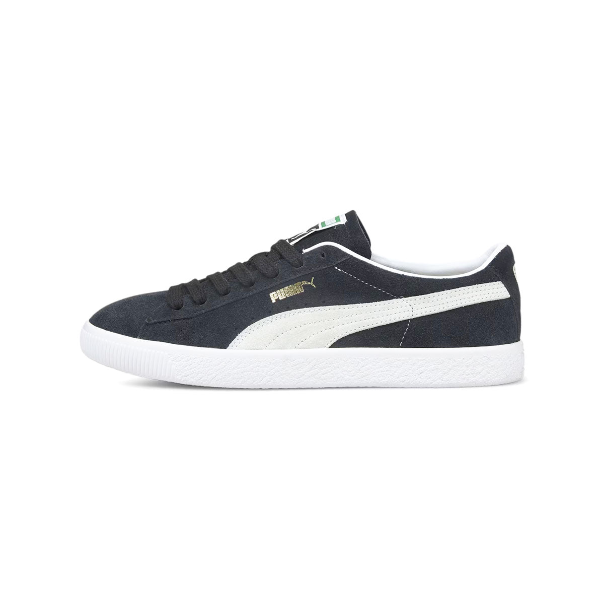 PUMA SUEDE VTG BLACK/WHT プーマ ユニセックス スウェード ヴィンテージ ブラック/ホワイト【374921-05】