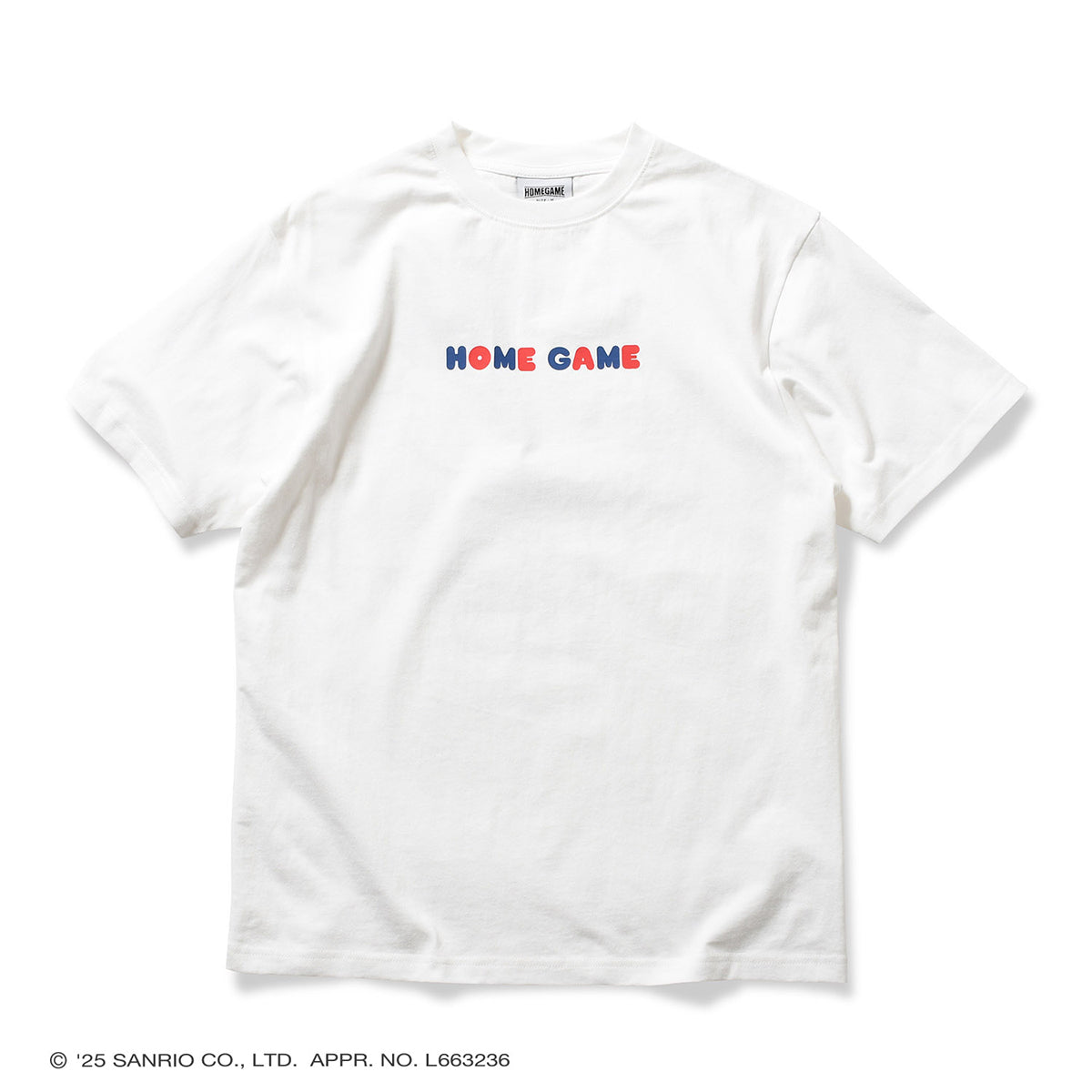 サンリオキャラクターズ×HOMEGAME - HELLO KITTY UNIFORM TEE WHITE【HG2501101】
