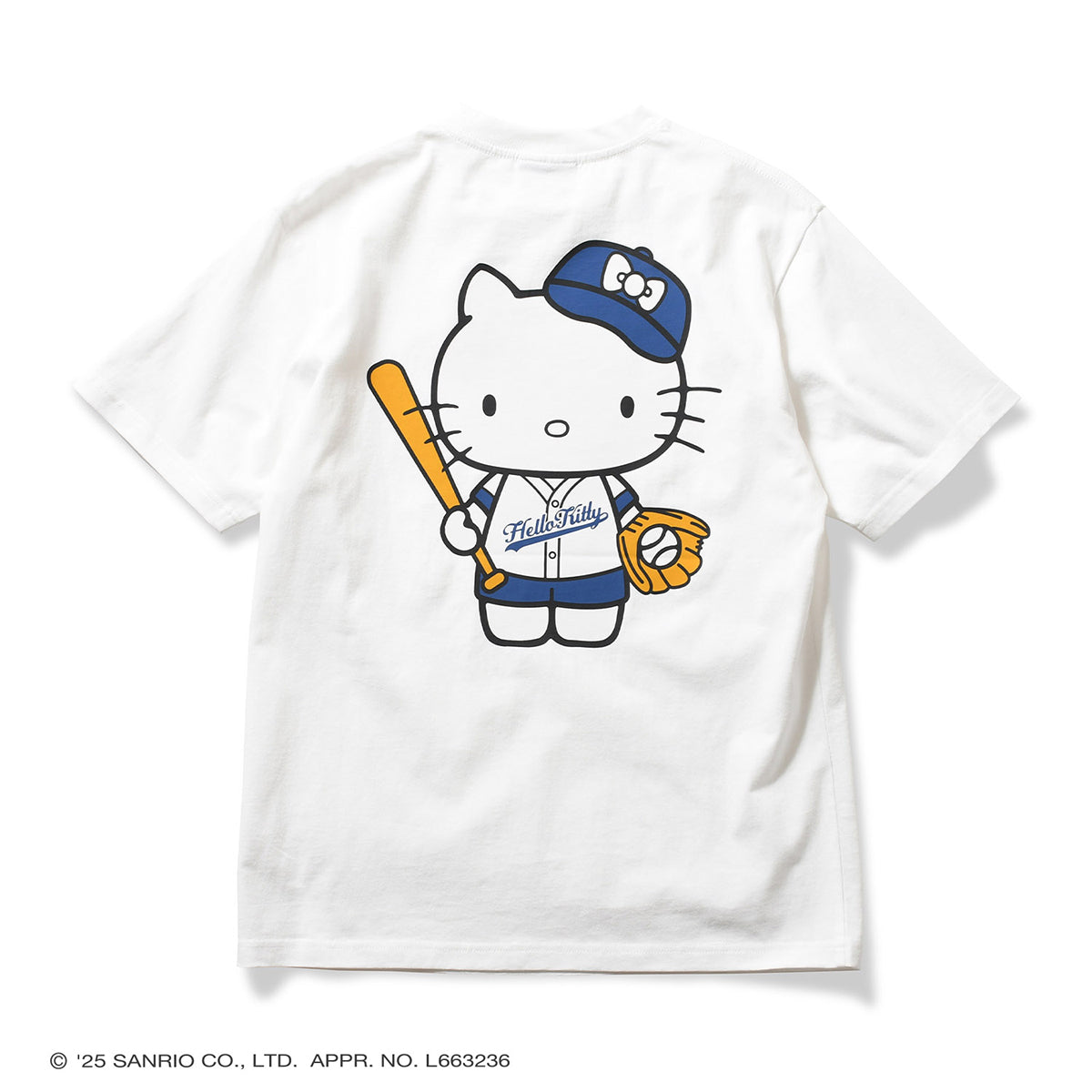 サンリオキャラクターズ×HOMEGAME - HELLO KITTY UNIFORM TEE WHITE【HG2501101】