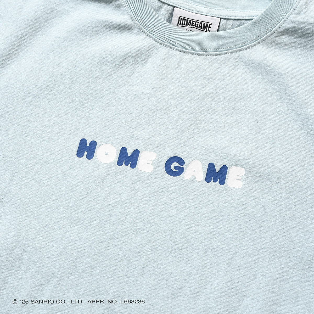 サンリオキャラクターズ×HOMEGAME - HELLO KITTY UNIFORM TEE BLUE【HG2501101】