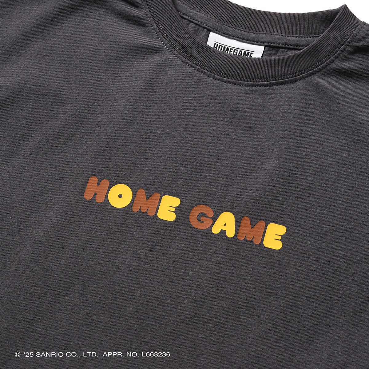 サンリオキャラクターズ×HOMEGAME - KUROMI UNIFORM TEE BLACK【HG2501103】