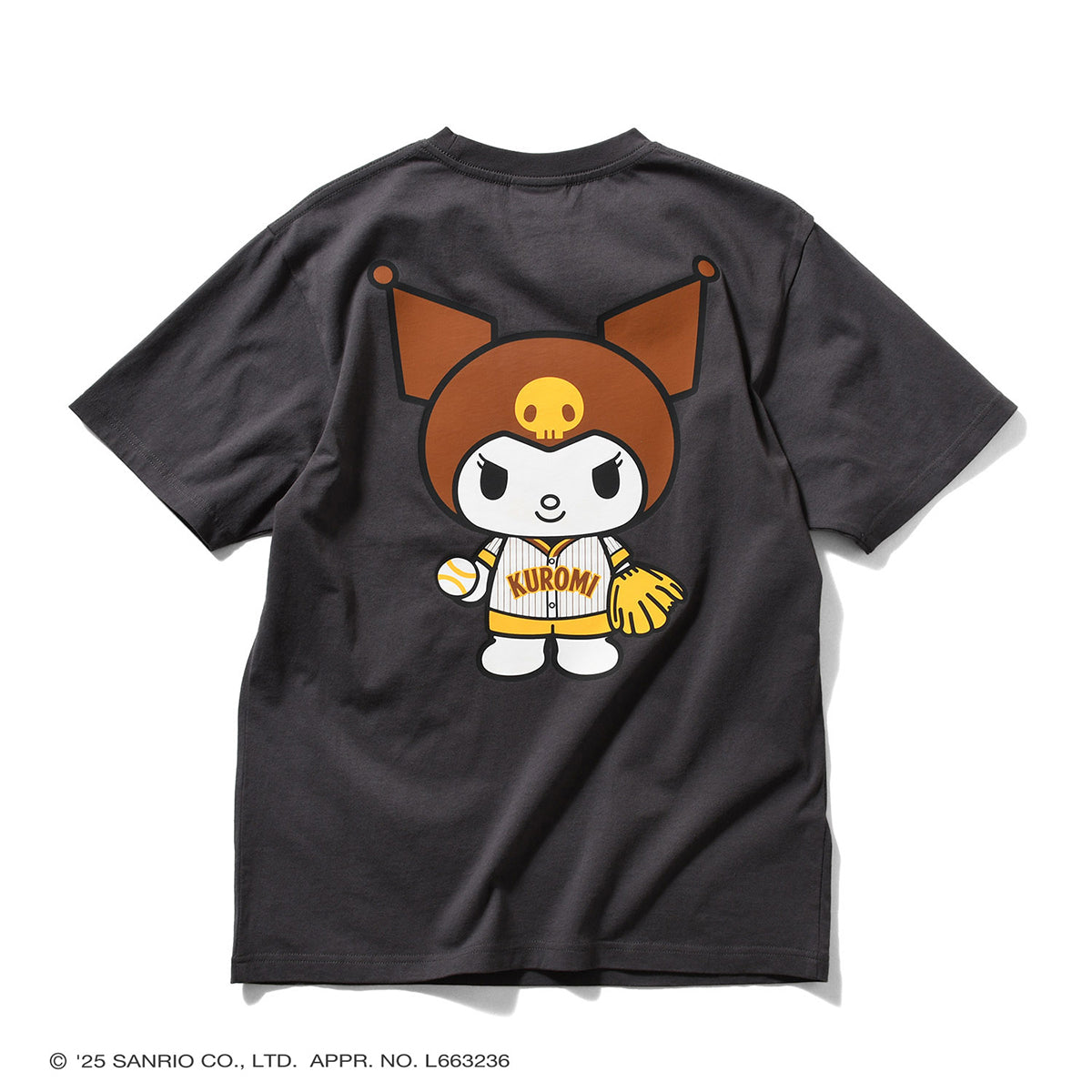 サンリオキャラクターズ×HOMEGAME - KUROMI UNIFORM TEE BLACK【HG2501103】