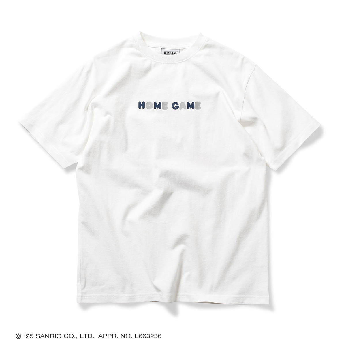 サンリオキャラクターズ×HOMEGAME - MY MELODY UNIFORM TEE WHITE【HG2501102】