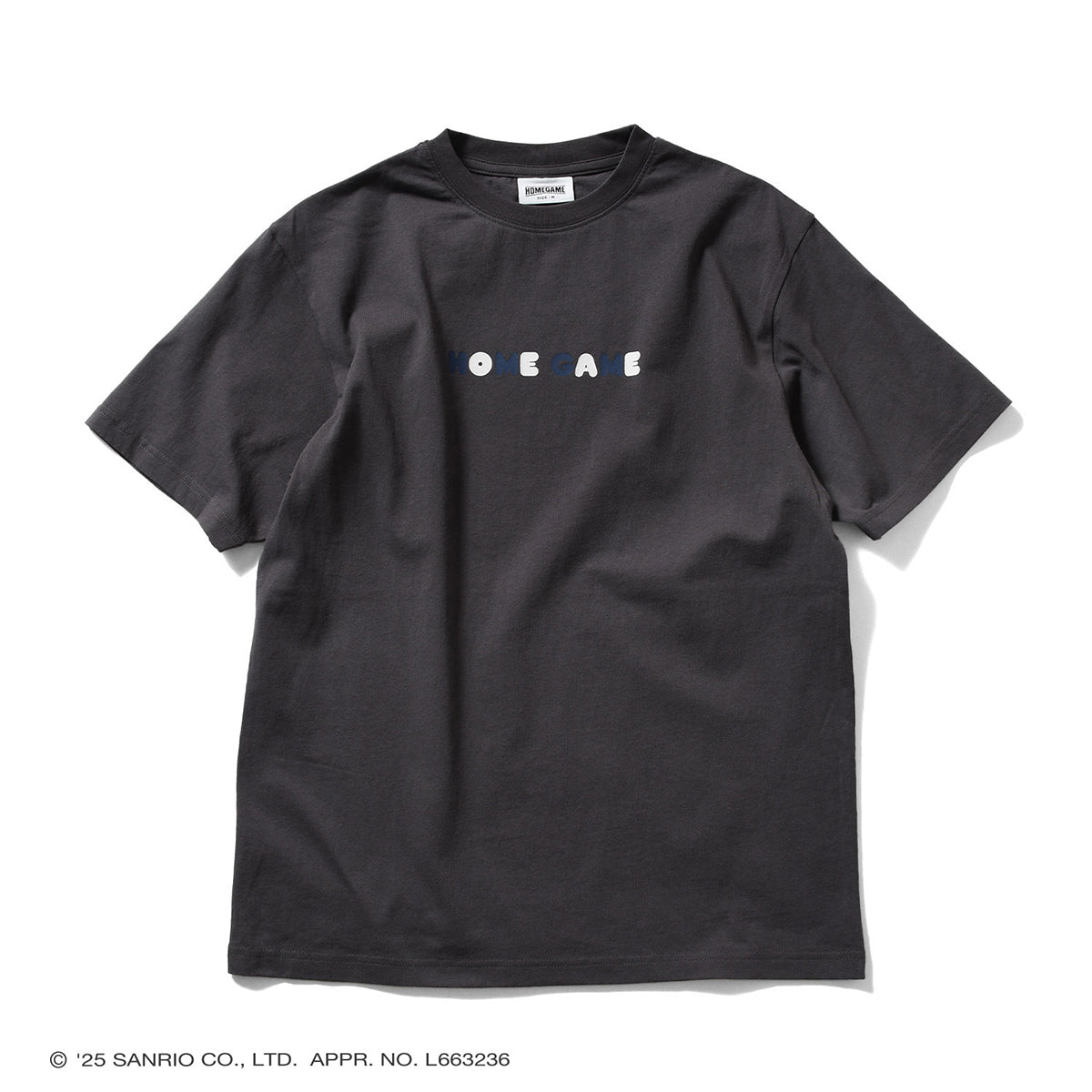サンリオキャラクターズ×HOMEGAME - MY MELODY UNIFORM TEE BLACK【HG2501102】