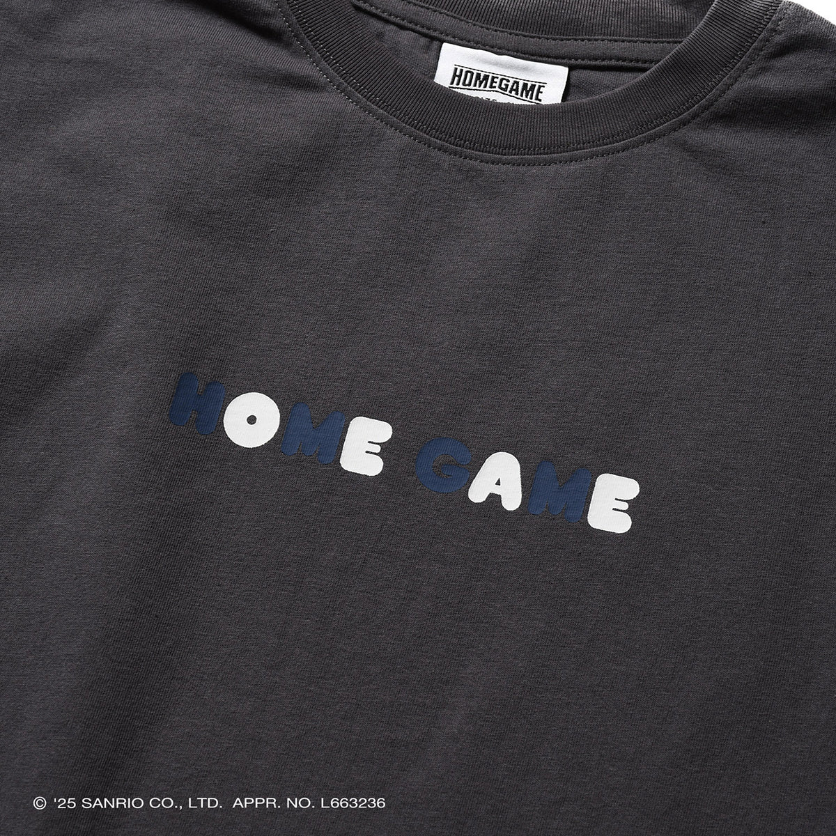 サンリオキャラクターズ×HOMEGAME - MY MELODY UNIFORM TEE BLACK【HG2501102】