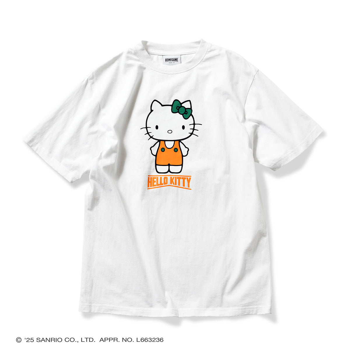 サンリオキャラクターズ×HOMEGAME - HELLO KITTY HG COLOR TEE WHITE【HG2501104】