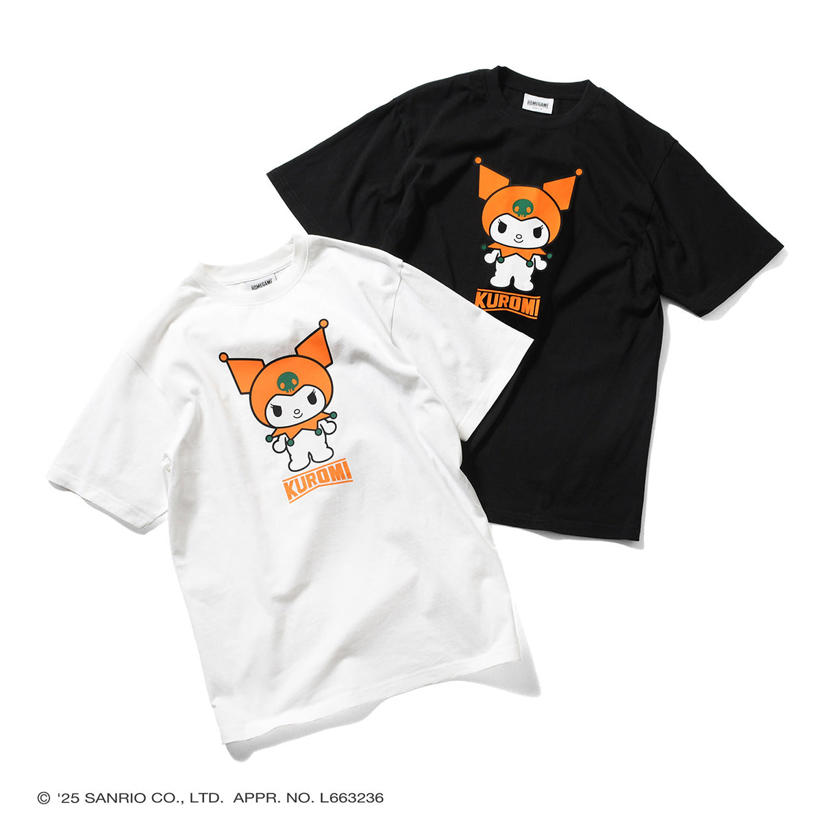 サンリオキャラクターズ×HOMEGAME - KUROMI HG COLOR TEE BLACK【HG2501105】