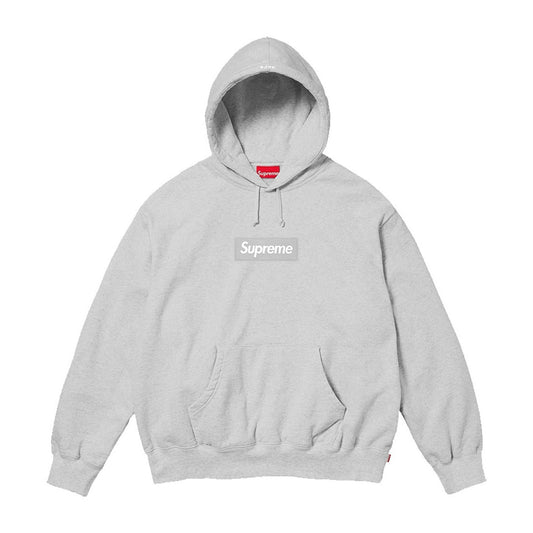 Supreme - Box Logo Hooded Sweatshirt HEATHER GREY【FW24-17-0007】