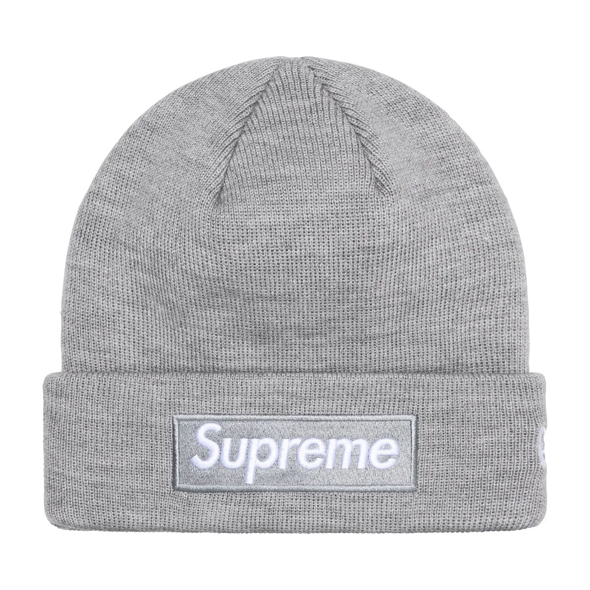 Supreme × New Era - Box Logo Beanie GREY【FW24-17-0061】