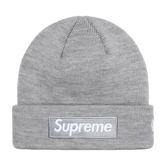 Supreme × New Era - Box Logo Beanie GREY【FW24-17-0061】