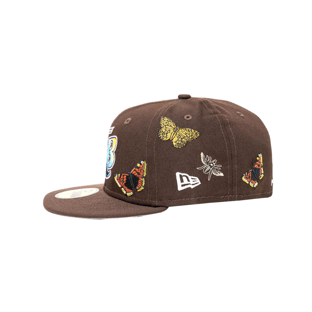 NEW ERA × FELT Tampa Bay Rays - 59FIFTY BUTTERFLY GARDEN BROWN