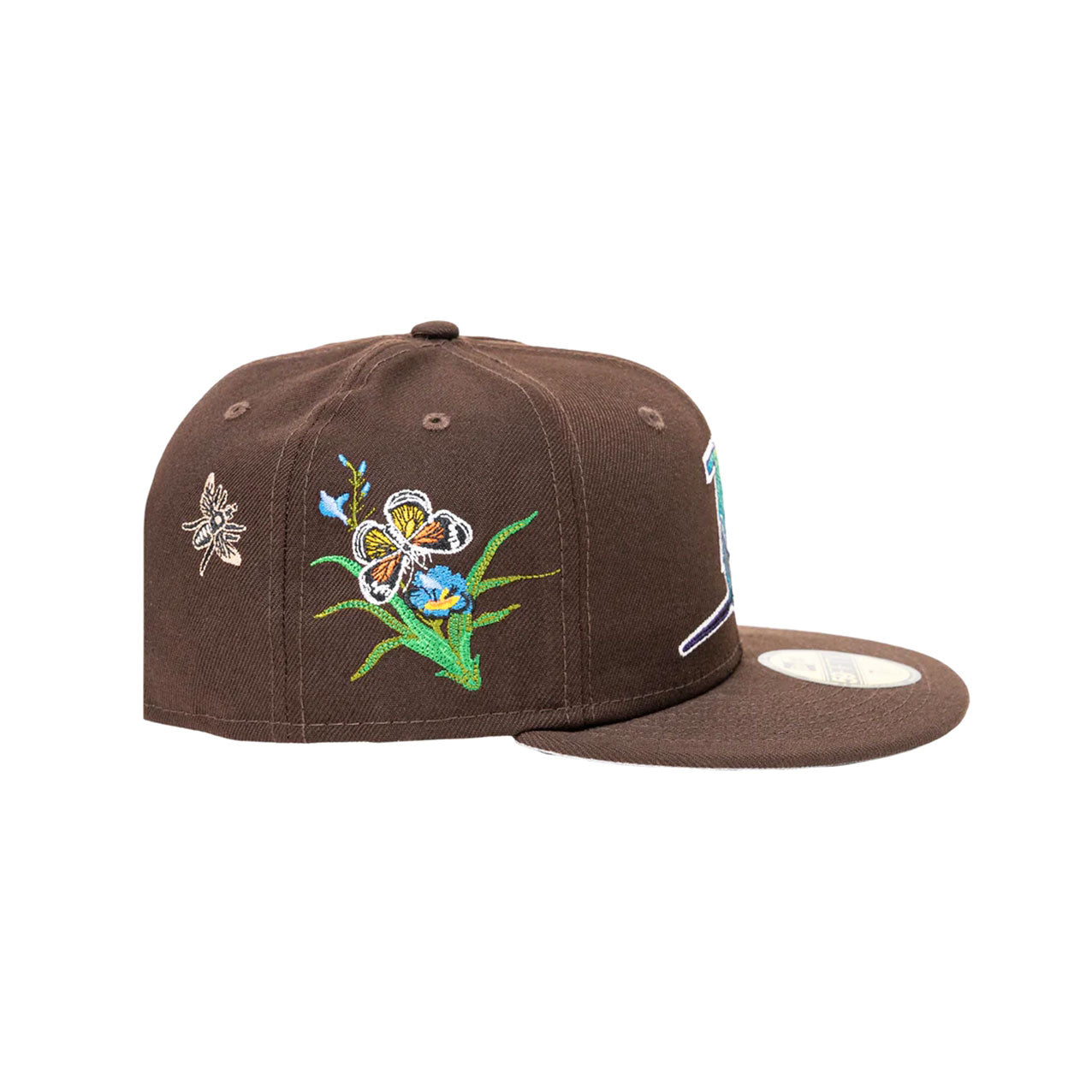 NEW ERA × FELT Tampa Bay Rays - 59FIFTY BUTTERFLY GARDEN BROWN