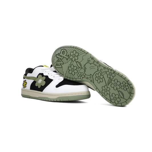 WATER THE PLANT SHROOM "WHITE TRUFFLE" KICKS OLIVE GREEN Sneakers [WTP029]