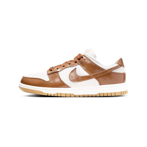 NIKE WMNS DUNK LOW LX 棕色鴕鳥紋 Nike 女用 Dunk Low LX 棕色鴕鳥紋 [FJ2260-001]