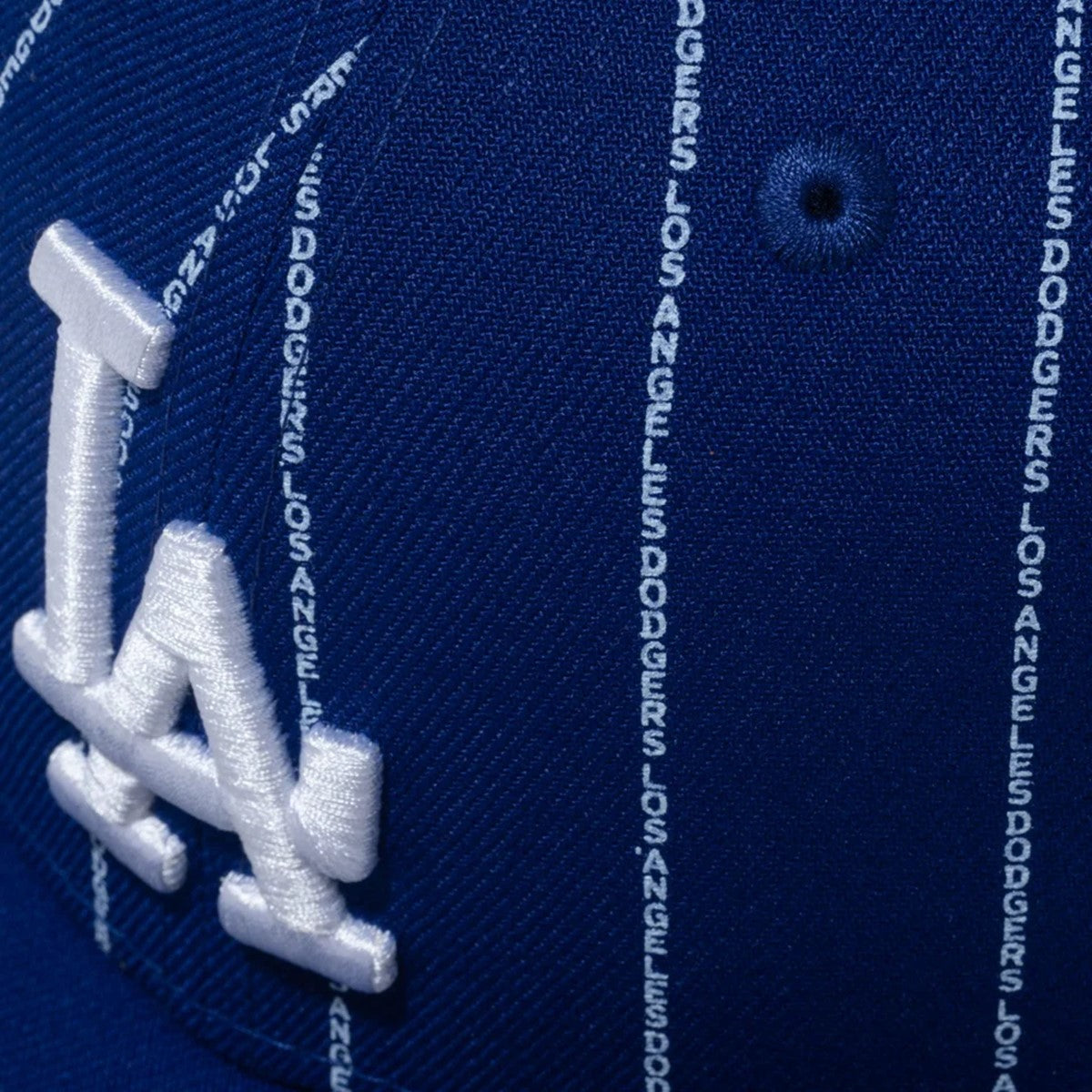 【KIDS】NEW ERA Los Angeles Dodgers - YOUTH 9FIFTY TEXT STRIPE DROY【14111892】