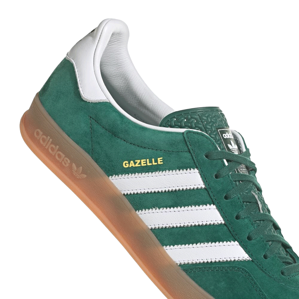 Adidas GAZELLE INDOOR GREEN 學院綠/鞋類 白色/背膠 [IG1596]