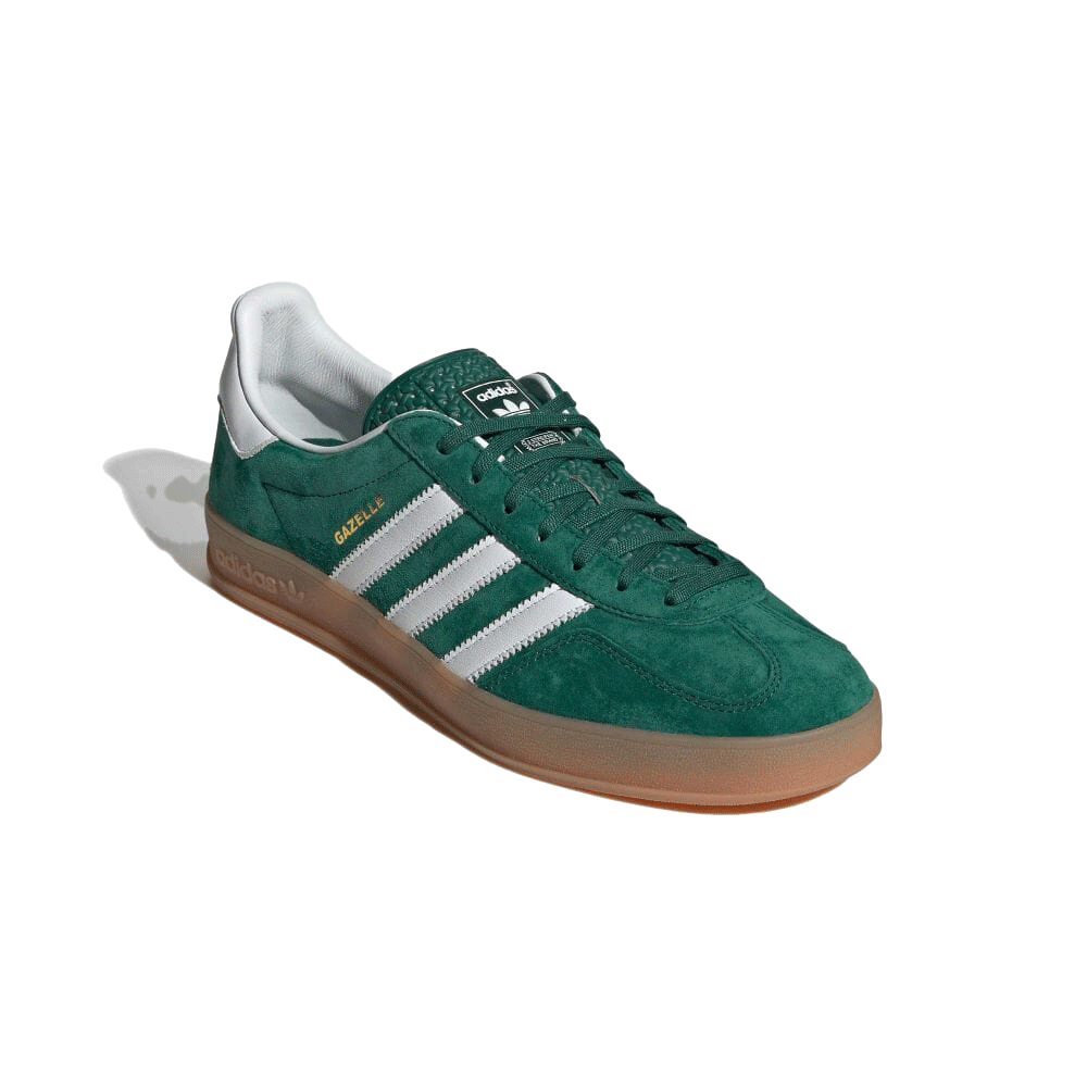 Adidas GAZELLE INDOOR GREEN College Green/Footwear White/Gum [IG1596]