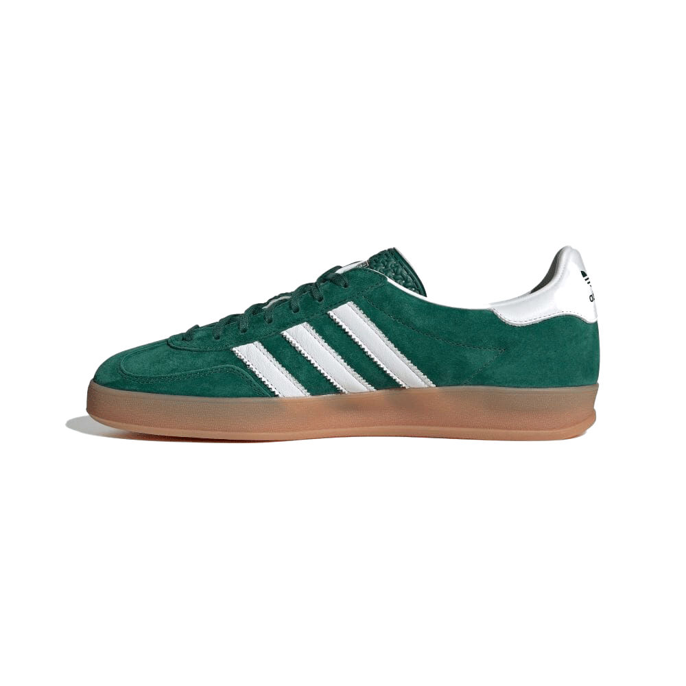 Adidas GAZELLE INDOOR GREEN College Green/Footwear White/Gum [IG1596]