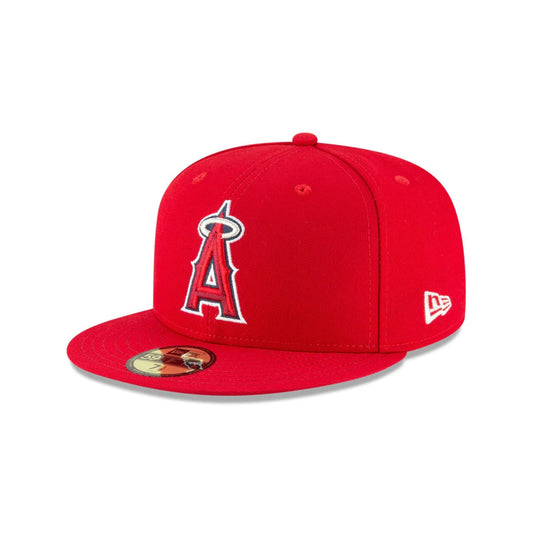 NEW ERA MLB ON-FIELD Los Angeles Aagels game scarlet 59FIFTY 13554995