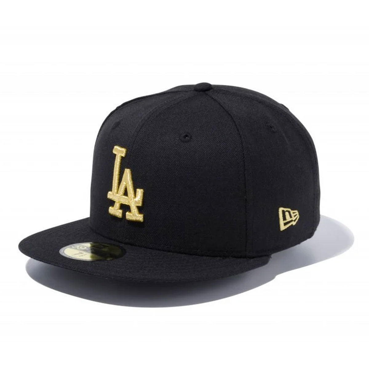 NEW ERA Los Angeles Dodgers Black GOLD 59FIFTY 13562253