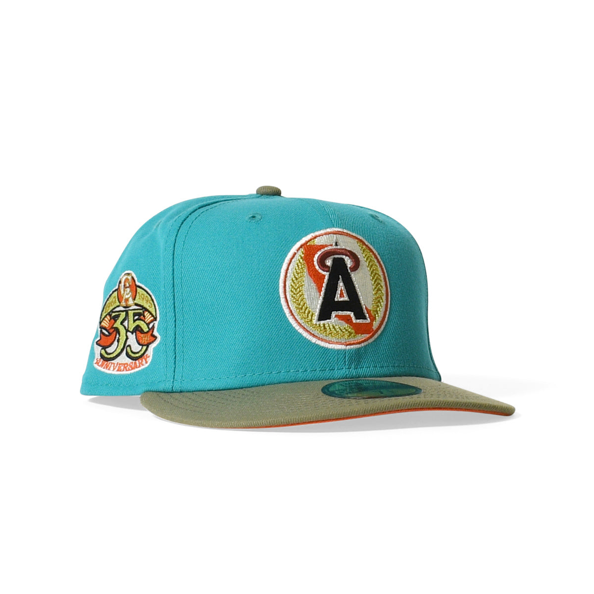 新品未使用品NEW ERA 59fifty Los Angeles AngelsGray - キャップ