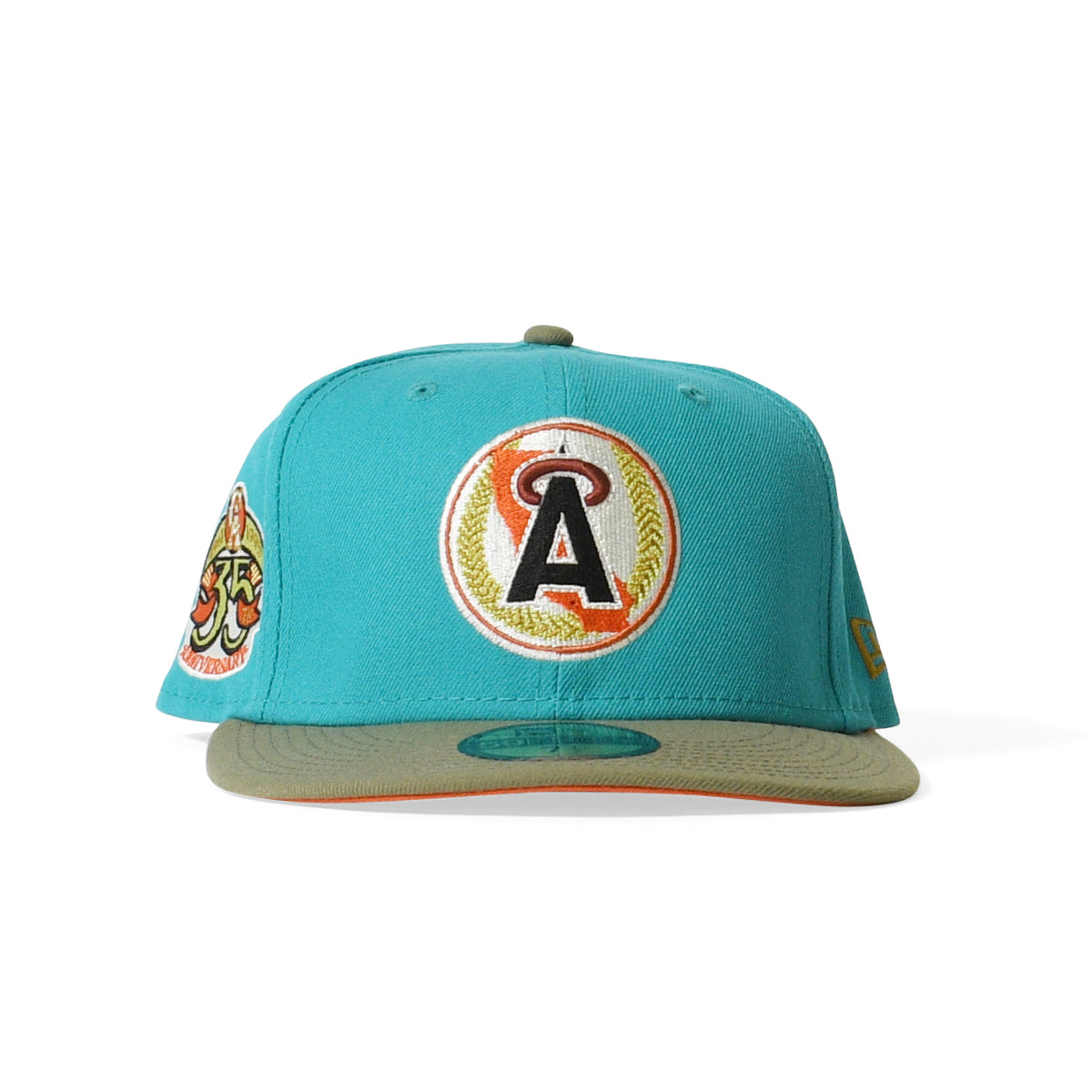 新品未使用品NEW ERA 59fifty Los Angeles AngelsGray - キャップ