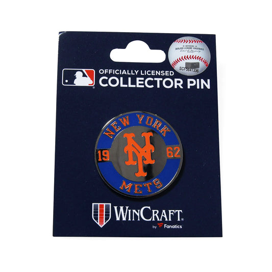 MLB-49591322 紐約大都會隊成立於 1962 年 圓形別針
