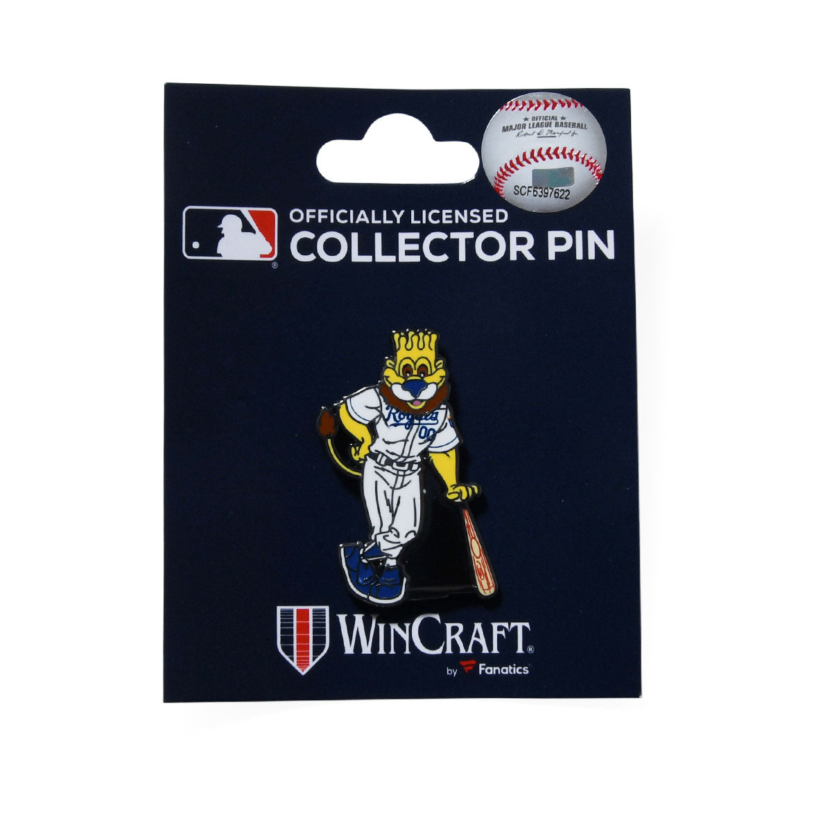 MLB-49651322 Kansas City Royals Mascot Pin