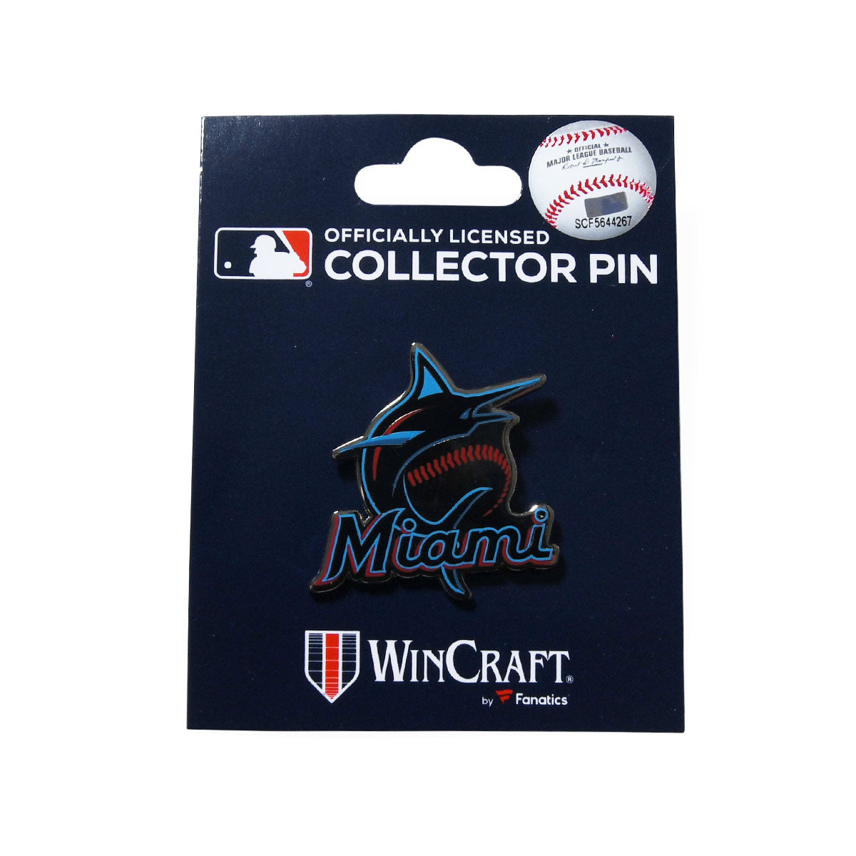 MLB-48018322 Miami Marlins Logo w/ Wordmark Pin