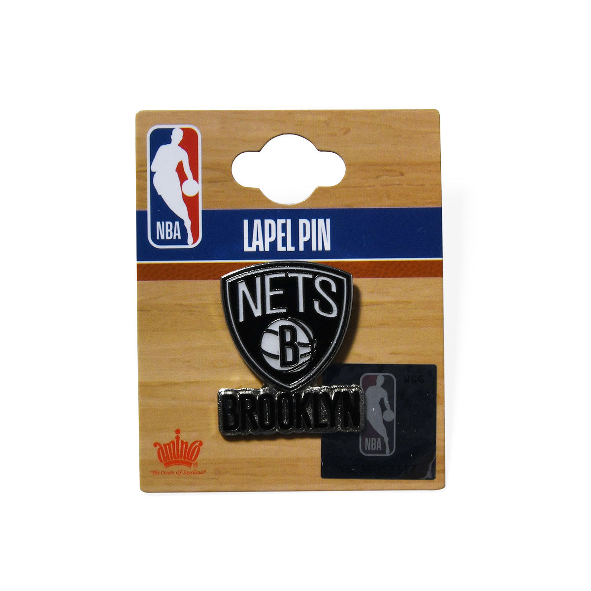 NBA-PN-001-03 布魯克林籃網隊標誌別針