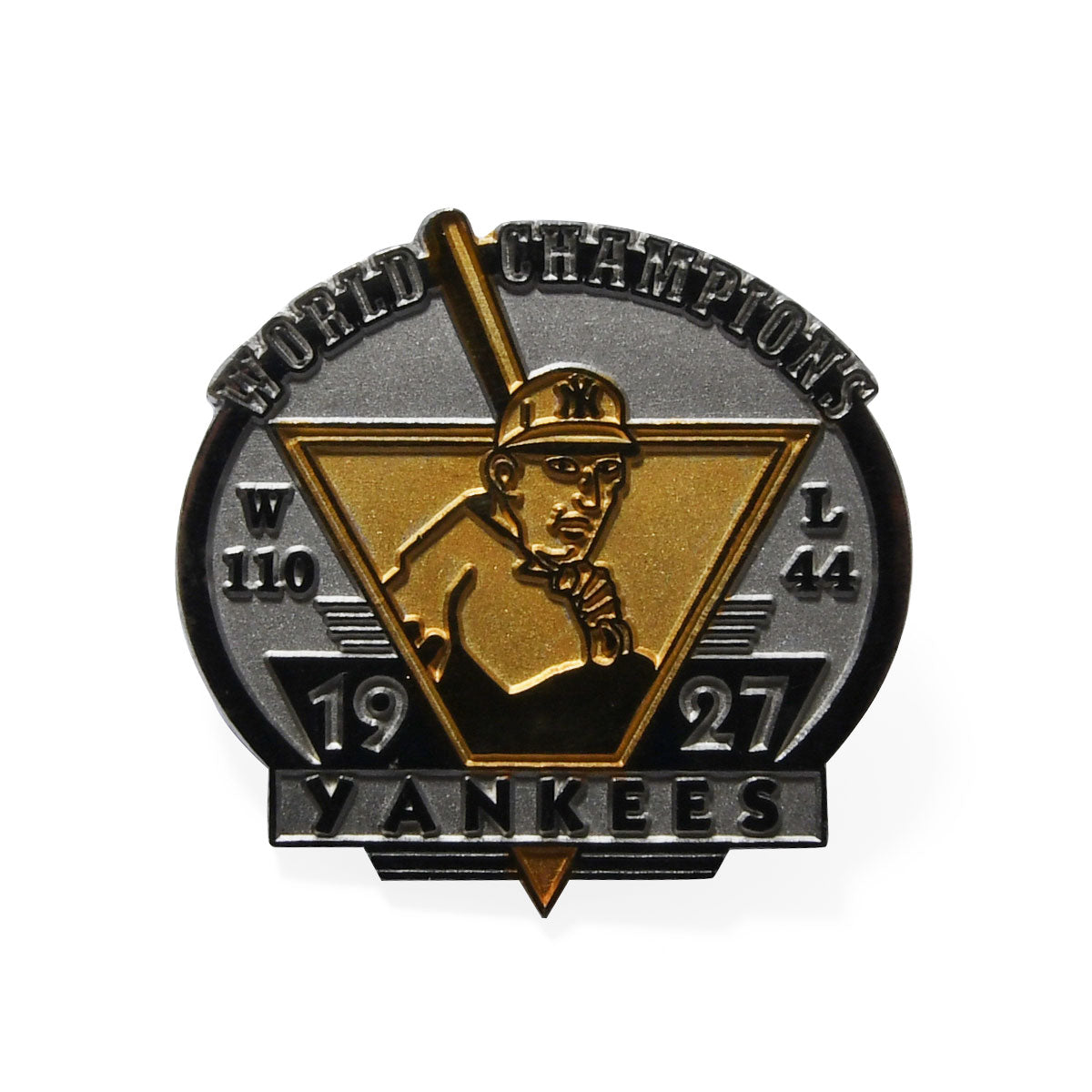 MLB-CC-10 New York Yankees 1927 World Series Champs Two Tone Pin