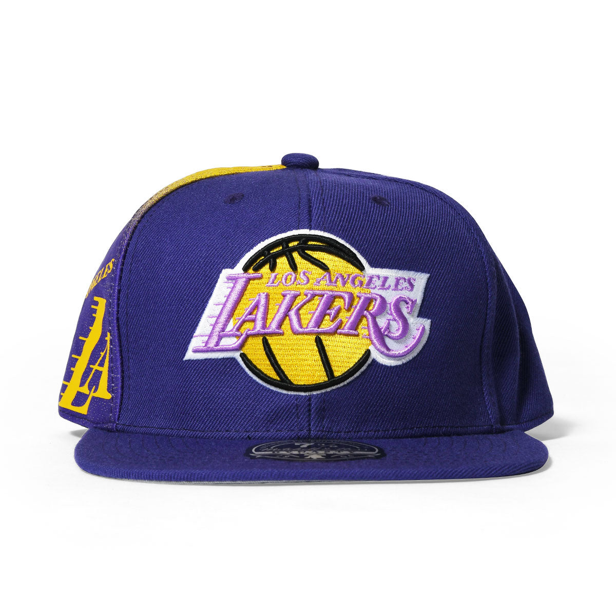 Mitchell &amp; Ness LA Lakers NBA HHSF2990-LAL Tapestry Fitted HWC Purple