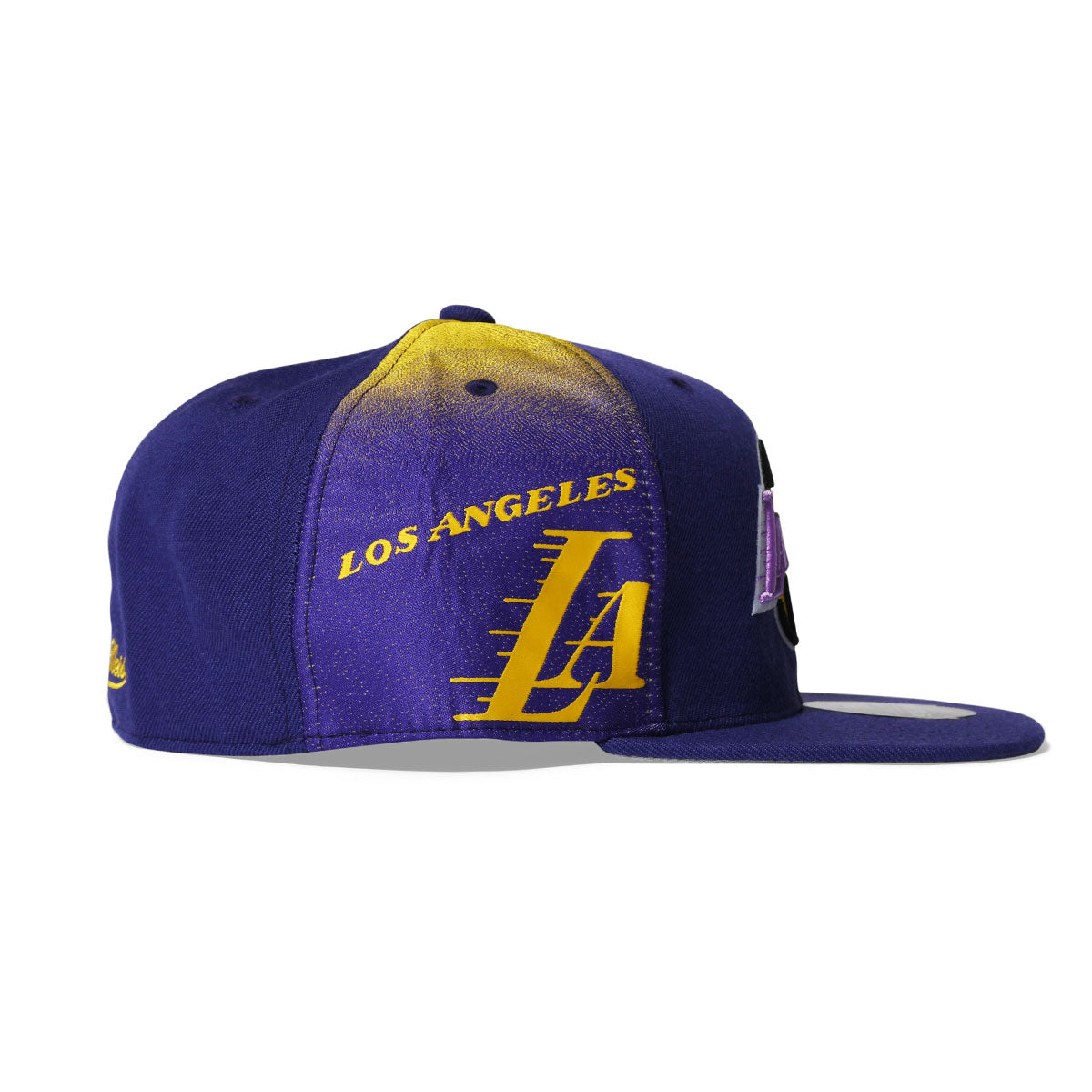 Mitchell＆Ness LA Lakers NBA HHSF2990-LAL Tapestry Fitted HWC Purple