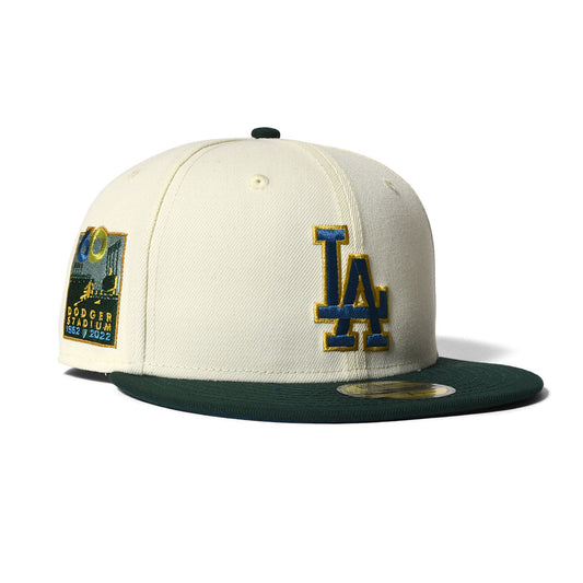 NEW ERA Los Angeles Dodgers - 60th ANV 59FIFTY CHROME/DK GREEN [13748376]