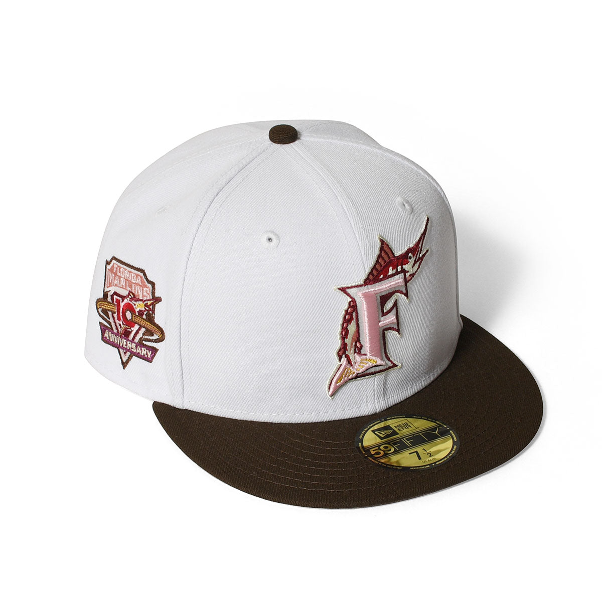 NEW ERA Florida Marlines - 10th ANV 59FIFTY WHITE/BROWN【13748377】