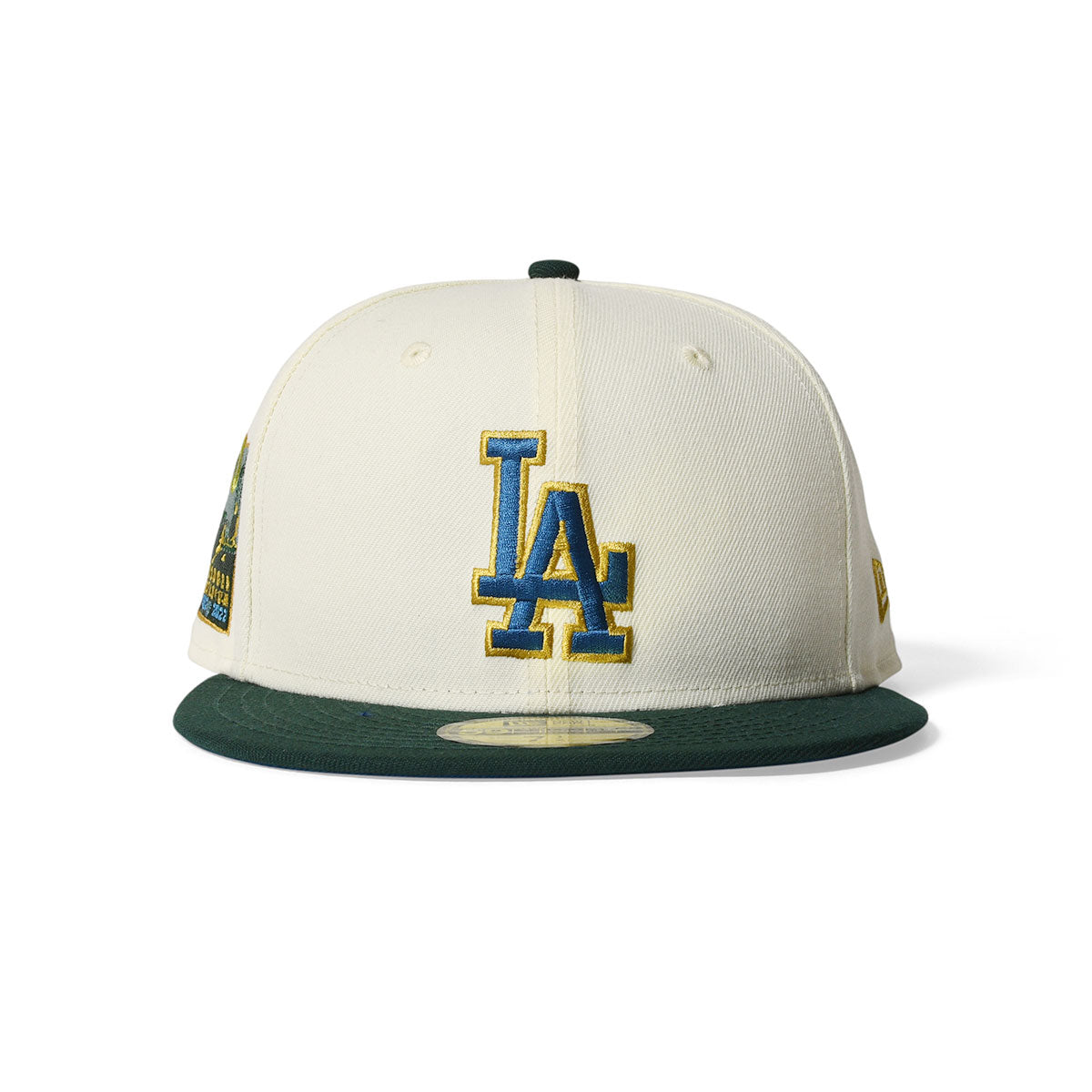 NEW ERA Los Angeles Dodgers - 60th ANV 59FIFTY CHROME/DK GREEN【13748376】